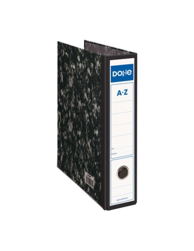 Dohe Archinovo Fichário de Alavanca - Cartão - Formato A4 - Lombada Larga - Cantoneiras Metálicas - Cor Preto Mesclado
