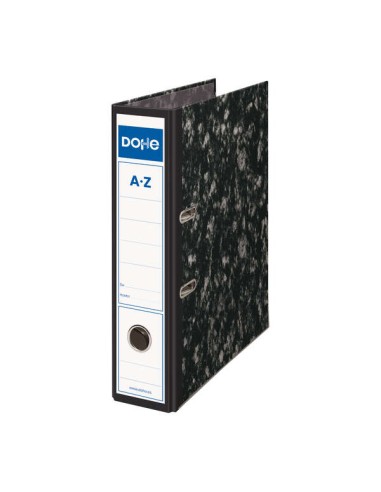 Dohe Archinovo Arquivador de Alavanca com Rado - Cartão - Formato Ofício - Lombada Larga - Cantoneiras Metálicas - Cor Preto Ja