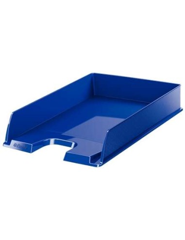 Esselte Europost Bandeja Porta-documentos - Formato Vertical - A4 - Espaço para Etiqueta Identificativa - Cor Azul