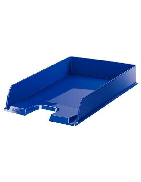 Esselte Europost Bandeja Porta-documentos - Formato Vertical - A4 - Espaço para Etiqueta Identificativa - Cor Azul