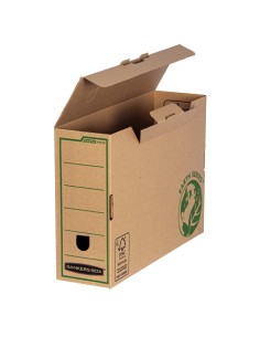 Caixa de Arquivo Bankers Box Tamanho A4 - Fabricada em Cartão Reciclado - Certificação FSC - Compatível com Contentores Earth S 2