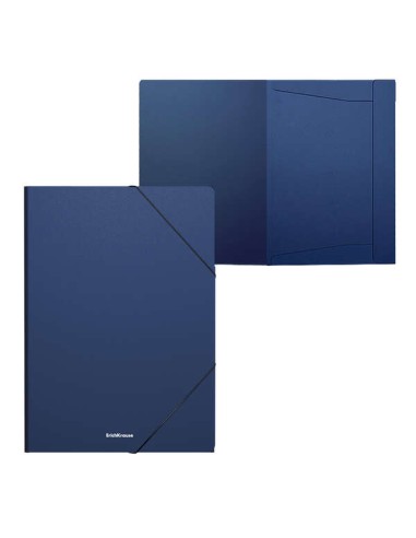 Erichkrause Matt Classic Pasta com Abas A4 - Fabricada em Polipropileno - Cor Azul