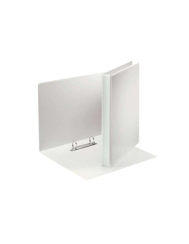 Esselte Pasta Canguru Gama Básica 40mm - Mecanismo 2 Argolas Mistas - Capacidade 380 Folhas A4 - Certificado FSC - Cor Branca