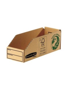 Fellowes Bankers Box Earth Bandeja de Cartão 98mm - Montagem Manual - Cartão Reciclado Certificação FSC - Cor Marrom