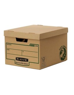 Fellowes Bankers Box Earth Caixa de Arquivo - Montagem Manual - Papelão Reciclado Certificação FSC - Cor Marrom