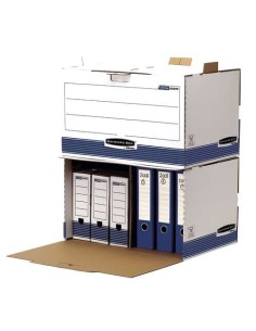 Fellowes Bankers Box Caixa de Arquivos - Acesso Frontal - Montagem Manual - Papelão Reciclado Certificação FSC