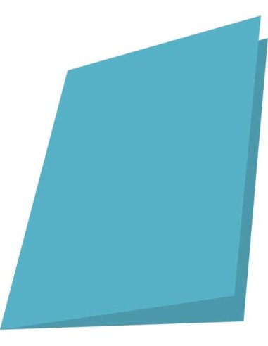 Mariola Pacote de 50 Subpastas de Cartolina 180g - Formato Folio - Ranhura para Fastener - Cor Azul