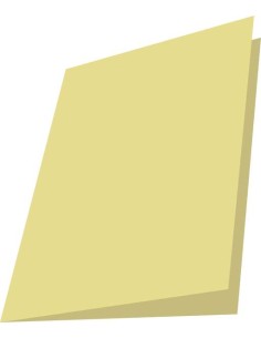 Mariola Pacote de 50 Subpastas de Cartolina 180g - Formato Folio - Ranhura para Fastener - Cor Amarela