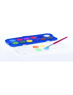 Giotto Pack de 12 Aquarelas Mini 23mm. - Cores Luminosas - Evita a Dispersão da Água 2