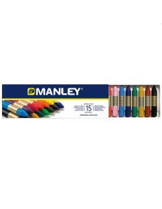 Manley Pack de 15 Ceras Macias de Traço Suave - Ideal para Grande Variedade de Técnicas e Aplicações - Fabricação Artesanal - A 2