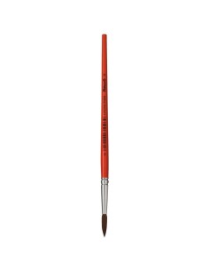 Pelikan Pincel Série 23 Nº 6 - Ponta Redonda de Pelo Natural de Pônei - Cabo de Madeira Envernizado - Virola de Alumínio Antiox