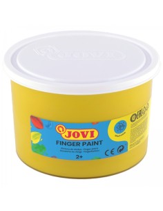 Jovi Finger Paint Frasco de 500ml Tinta de Dedos - Ingredientes Naturais - Cores Misturáveis - Textura Gelatinosa - Lavável - C