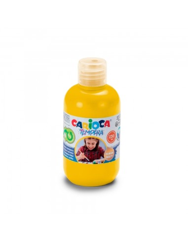 Carioca Garrafa Têmpera 250ml - Cores Superlaváveis - Fáceis de Misturar - Aplicável em Materiais Porosos - Alta Opacidade - Co
