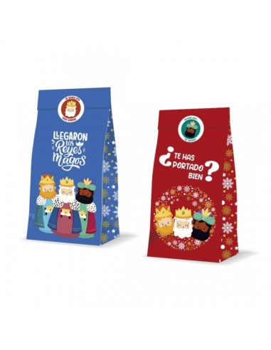 Bismark Pacote de 3 Sacos/Envelopes de Papel Kraft 60g com Adesivo para Fechamento - Mesmo Design em cada Pacote - Pacotes Alea