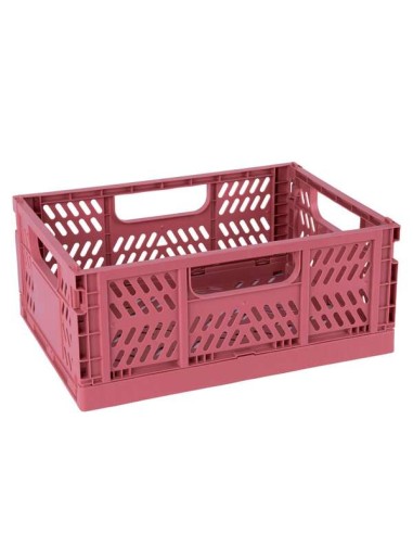 Apli Up North Conjunto de 2 Caixas de Plástico Dobráveis e Empilháveis - Tamanho 290x210x120mm - Ideal para Ferramentas, Brinqu