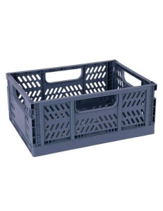 Apli Up North Pack de 2 Caixas de Plástico Dobráveis e Empilháveis - Tamanho 290x210x120mm - Ideal para Ferramentas, Brinquedos