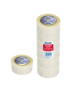 Fita Adesiva de Polipropileno Silenciosa 48mmx66m - Transparente