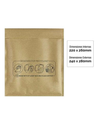 Fellowes Bankers Box Nº15 Pacote de 10 Envelopes Almofadados com Bolhas 220x260 mm