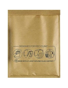 Caixas de Arquivo Fellowes Bankers Nº18 Pacote de 10 Envelopes Almofadados com Bolhas 270x360 mm