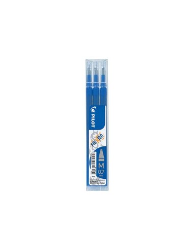 Pacote Piloto com 3 Recargas para Frixion Ball / Frixion Clicker - Tinta Gel Apagável - Ponta de Esfera 0.7mm - Traço 0.4mm - C