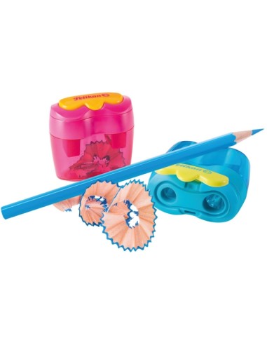 Expositor de Flores Pelikan com 10 Apontadores de 2 Orifícios com Tampa - Depósito para Resíduos - Lâminas de Aço Inoxidável - 