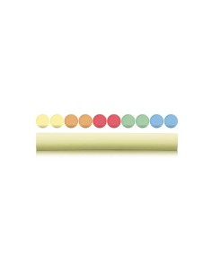 Milan Pacote de 10 Gizes Coloridos - Redondos - Não Contêm Caseína - Cores Sortidas 2