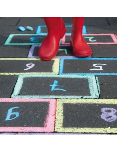 Apli Pack de 6 Giz Redondo Jumbo - Tamanho Ø 25 x 105mm - Sulfato de Cálcio Baixo Resíduo - Adequado para Uso Escolar - Cor Bra 2