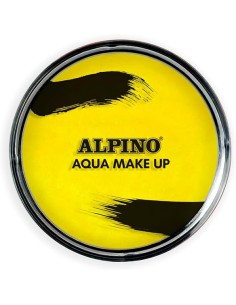 Alpino Aqua Make-up Pó de Maquiagem Facial Aquarelável - Sai com Água e Sabão - Cor Amarela