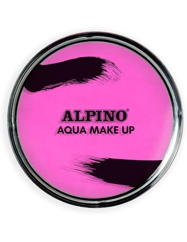 Alpino Aqua Make-up Pó de Maquiagem Facial Aquarelável - Sai com Água e Sabão - Cor Rosa