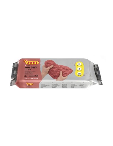 Jovi Air Dry Pasta para Modelar 500gr - Endurecível ao Ar - Toque Fresco - Fácil de Moldar - Multi-Superfície - Secagem em 24H 