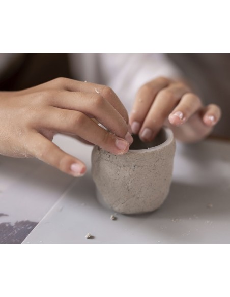 Jovi Paper Clay Pasta de Papel Machê 170g - Pronta para Uso - Secagem ao Ar - Leve e Fácil de Modelar - Não Mancha - Ideal para