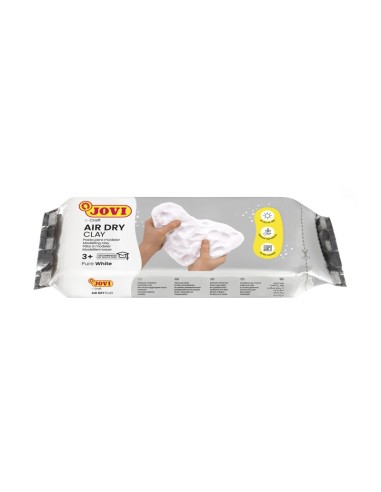 Jovi Air Dry Pasta para Modelar 500gr - Endurecível ao Ar - Toque Fresco - Fácil de Moldar - Multi-Superfície - Secagem em 24H 