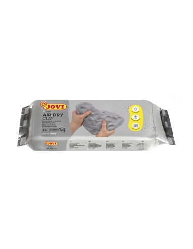 Jovi Air Dry Pasta para Modelar 500g - Endurecível ao Ar - Toque Fresco - Fácil de Moldar - Multi-Superfície - Secagem em 24H -