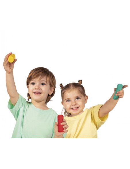 Jovi My First Plasticina Estojo de 4 Pastilhas de Plasticina 38g - Super Macia - Estimula Criatividade e Sensibilidade Tátil - 