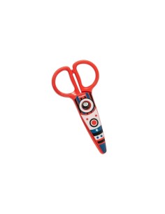 Dahle 54677 Kids Tesouras Infantis 12cm para os mais Pequenos - Lâminas de Plástico - Pontas Redondas - Modelo Foguete - Cor Ve