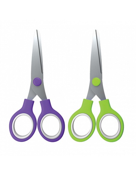 Erichkrause Standard Junior Tesoura de Aço Inoxidável 13cm - Pontas Arredondadas - Resistente à Corrosão - Cabos de Plástico Re