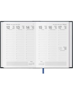 Dohe Segovia Agenda Anual - Semana à Vista - Tamanho 14x20cm - Cor Preta 2