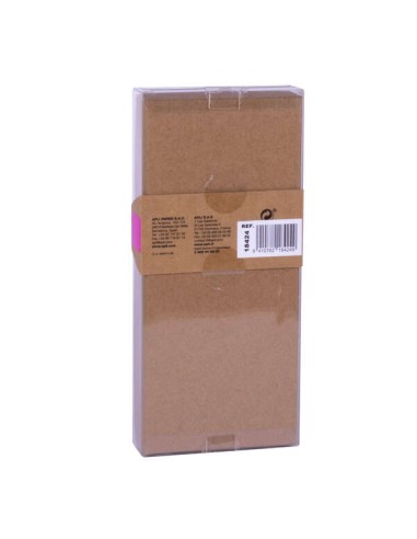 Conjunto de Escritório Apli Fluor Collection com 25 Pinos, 80 Clipes de 28mm, 20 Pregadores Articulados de 19mm, Bloco de 100 N