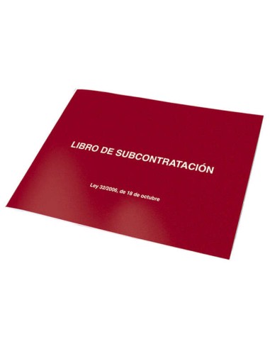 Dohe Livros de Subcontratação Din A4 Paisagem - 10 Folhas Numeradas - Folhas Autocopiativas