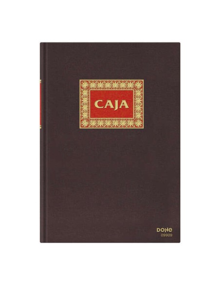 Livro de Contabilidade Caixa Dohe - Folio Natural - Encadernação em Tecido - 100 Folhas Papel Offset Registro de 100g