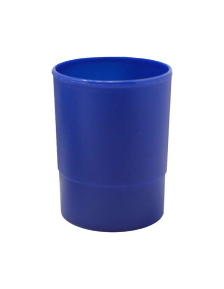 Dohe Porta-lápis Redondo em Poliestireno - 100% Reciclável - Empilhável - 100x100mm - Design Moderno e Funcional