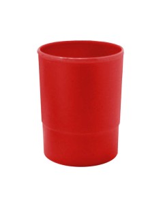 Dohe Copo Redondo em Poliestireno - 100% Reciclável - Empilhável - 100x100mm - Ideal para Organizar Material de Escritório