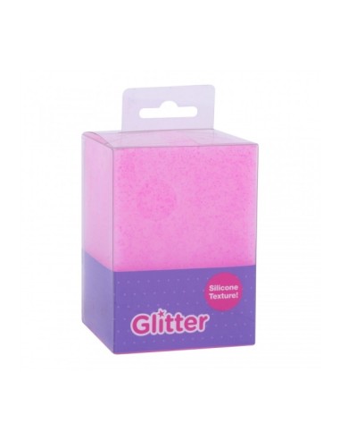Apli Copo de Silicone Porta-lápis Glitter Collection - Toque Suave - Resistente e Flexível - Fácil de Limpar - Versátil para Lá