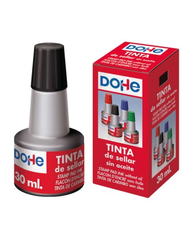 Dohe Tinta para Carimbos e Selos 30ml - Cor Preta