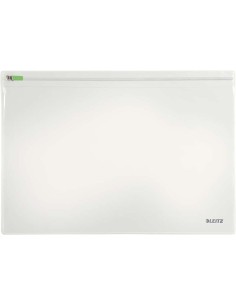 Leitz Traveller Pack de 2 Capas Multiusos Transparentes - Tamanho 230x1x330mm - Fecho de Zíper