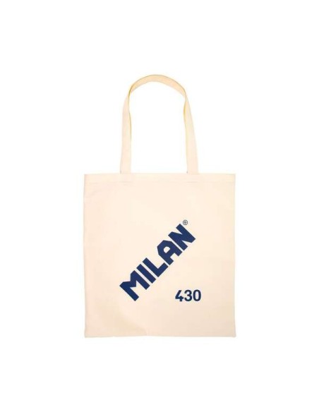 Bolsa de Tela Milan Série 1918 - Tamanho 50x38x41cm - Alça Longa 27cm - Tecido 'ripstop' - Cor Bege