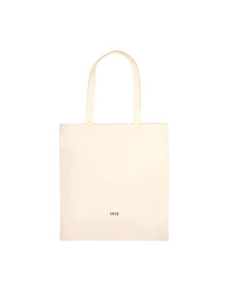 Bolsa de Tela Milan Série 1918 - Tamanho 50x38x41cm - Alça Longa 27cm - Tecido 'ripstop' - Cor Bege