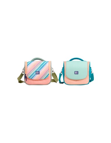 Oxford Bolsa Isotérmica Porta Alimentos Colorblock - Poliéster Reciclado RPET - Capacidade de 8L - Disponível em 2 Modelos