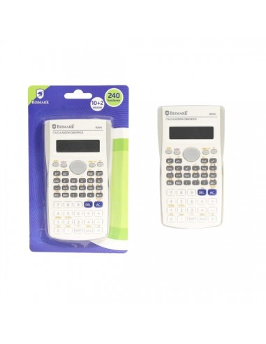 Calculadora Científica Bismark 82MS 12 Dígitos com 240 Funções - Tampa Protetora - Função Multi-Replay - Cálculo de Frações - F