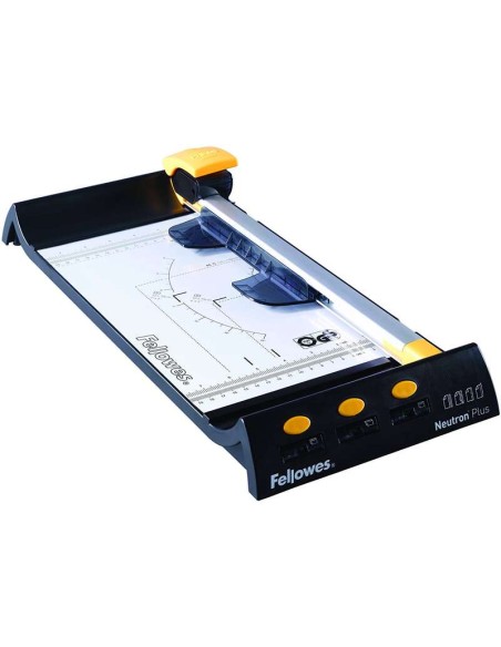 Fellowes Neutron A4 Plus Guilhotina - Corta até 10 Folhas - Guias Gravadas - Formato A4